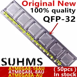 (50piece)100% New ATMEGA8-16AU ATMEGA8A-AU ATMEGA8L-8AU ATMEGA8 16AU ATMEGA8A AU ATMEGA8L 8AU QFP-32 Chipset