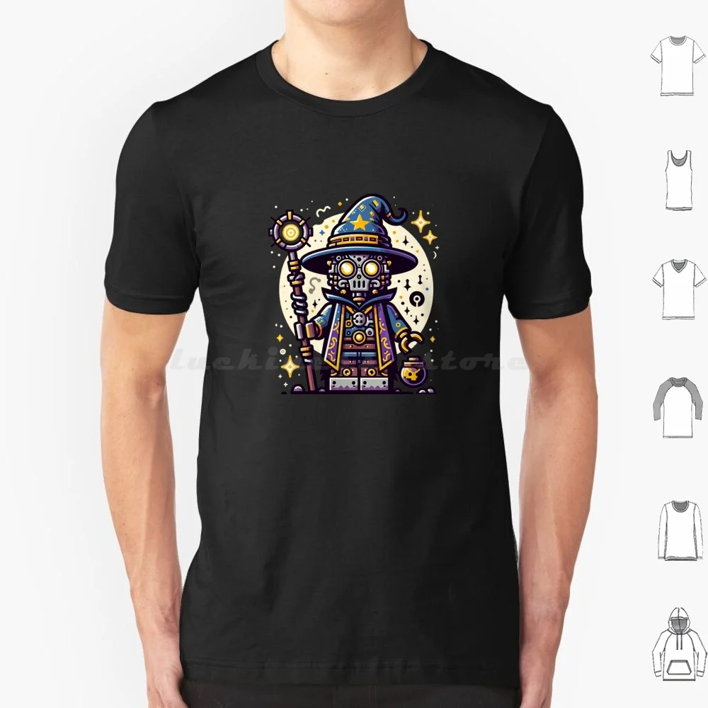 Brickforged Wizard T Shirt Cotton Men Women Diy Print Brick Block Warforged Wizard Magic Fantasy Imagination Playful Enchanting