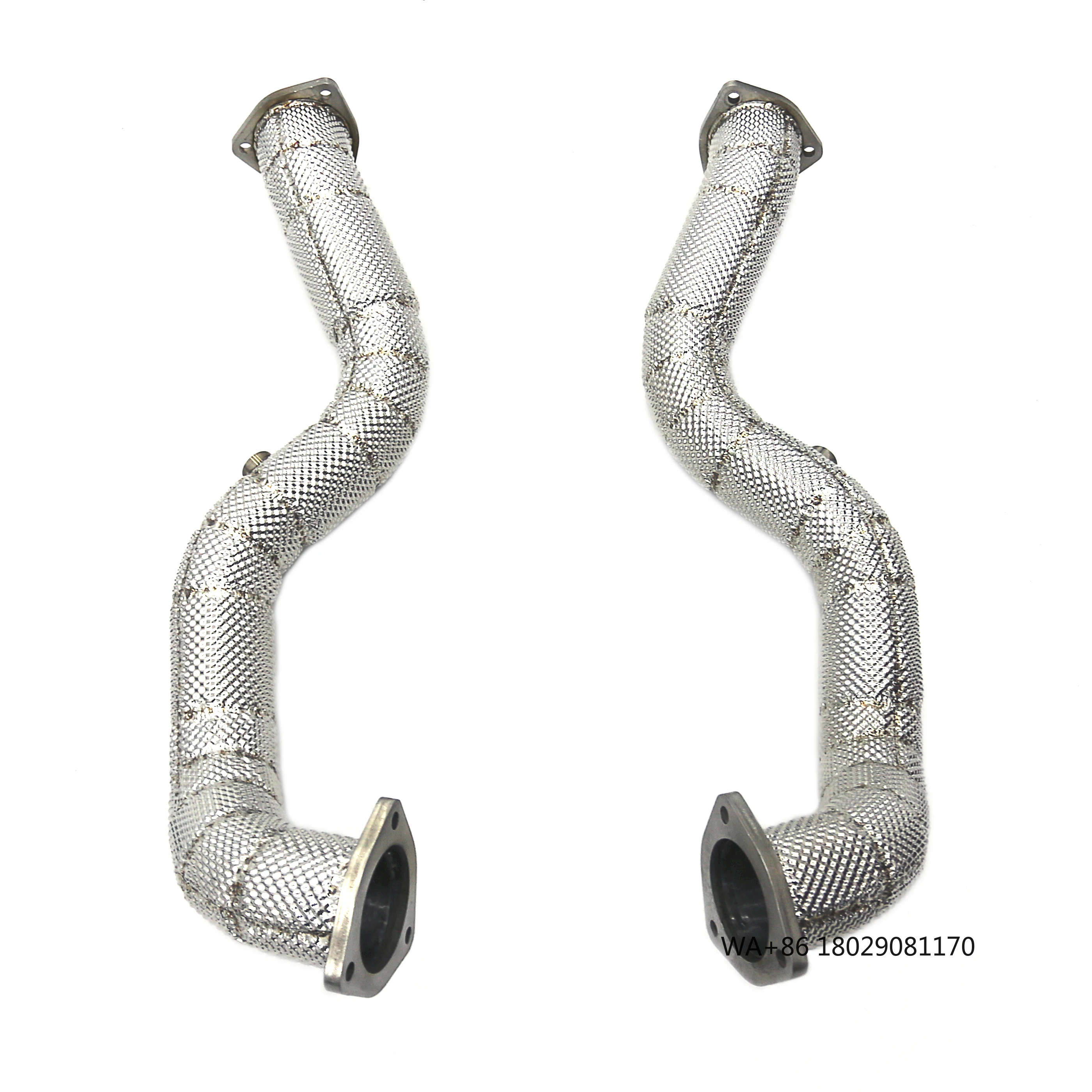 OEM Straight Header  Exhaust Downpipe  for  718 GT4 RS 4.0L 2022-2025 Free Flowpipe Stainless Steel Exhaust System