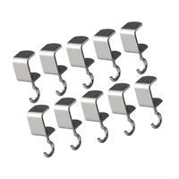 77JF Rotatable Desk Hook Without Drilling Organizers for Office Home Storage