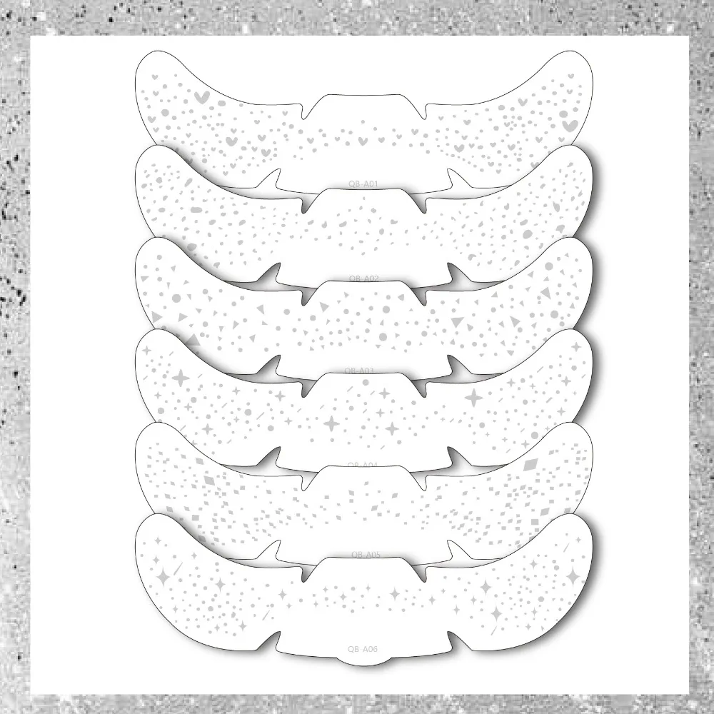 6pcs Glitter Fake Freckles Tattoo Stickers Waterproof Long Lasting Temporary Tattoo Sparkle Convenient Face Makeup DIY Craft