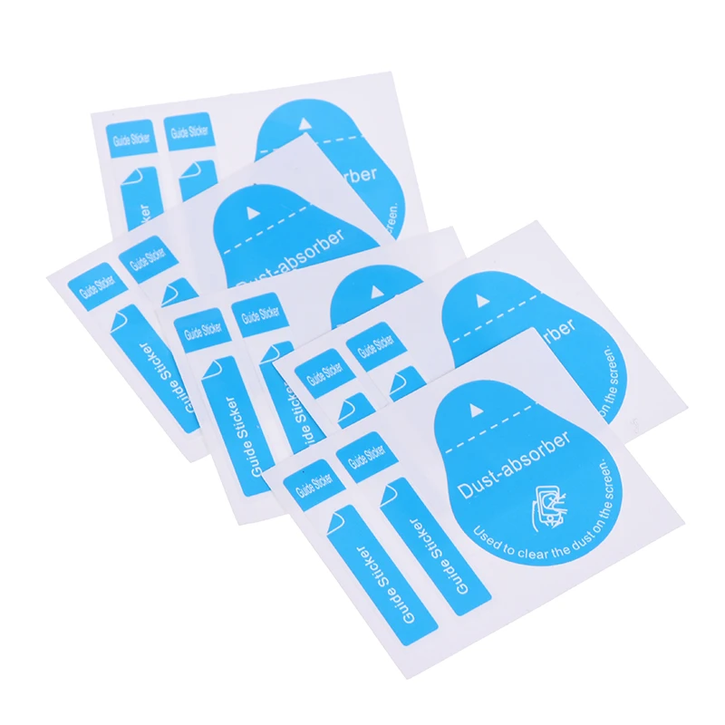 20/50pcs Dust Removal Screen Cleaning Tool 3 in 1 Dust-absorber + Guide Sticker