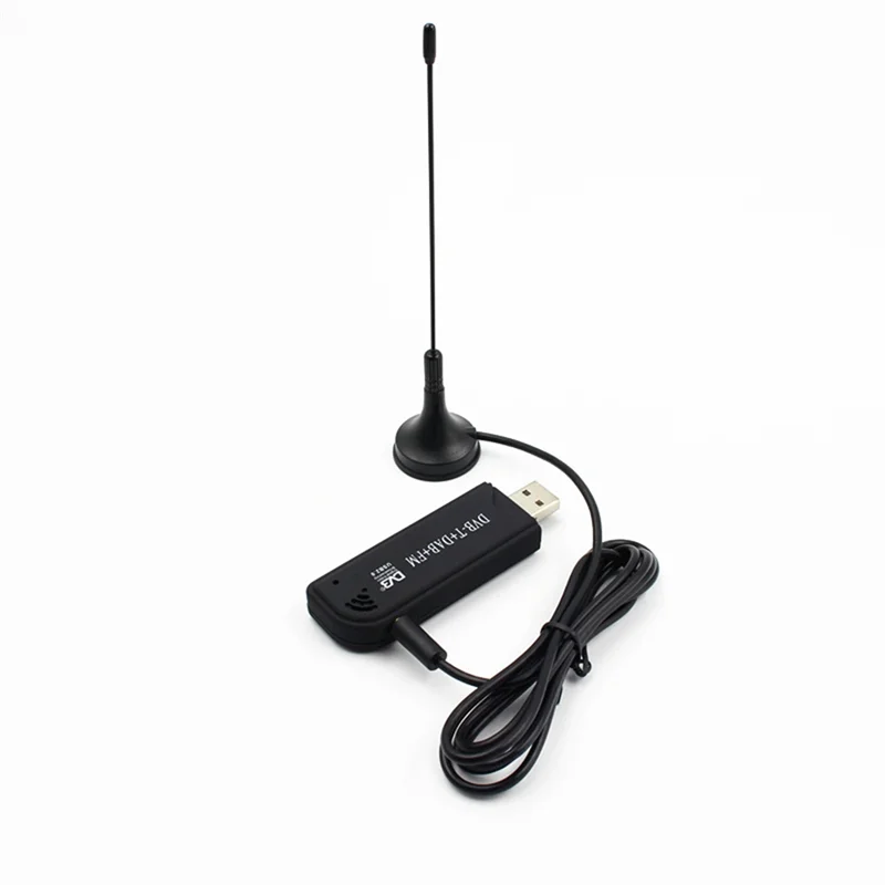 Récepteur de tuner TV numérique, USB 2.0, DVB-T, SDR, DAB, FM, SDR TV Stick, RTL2832U, FC0012, haute qualité