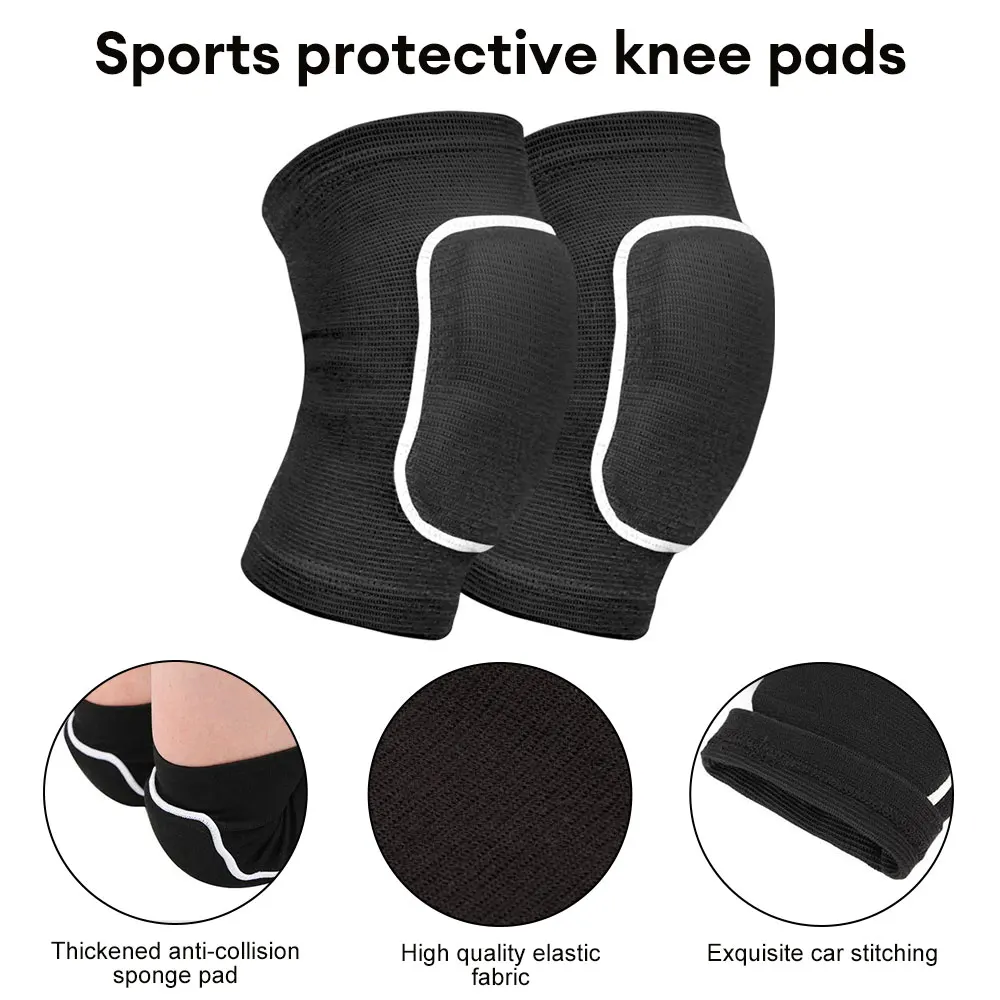 Sports  Knee Pads Anti-Slip Knee Brace Anti-collision Practice Sponge Knee Pads Yoga Volleyball Sports Dance Knee Support Sleeve