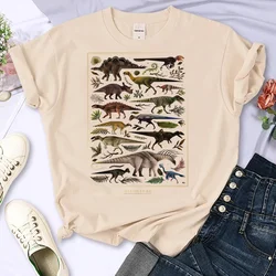 Dinosaur Tee women Japanese comic t-shirts female graphic clothes