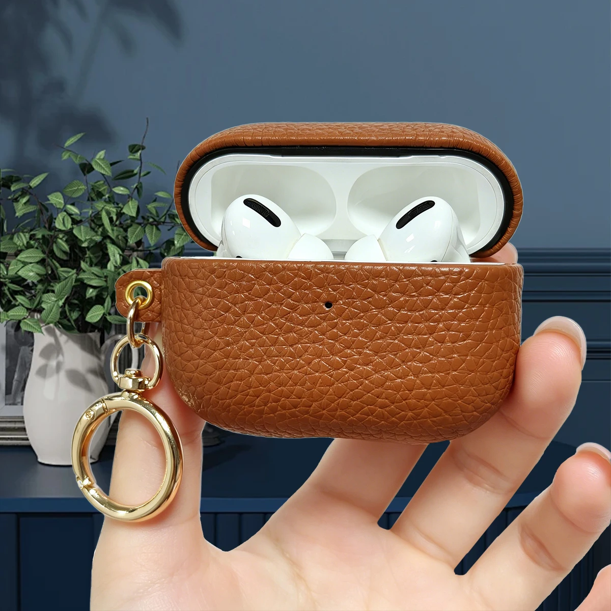 Etui na AirPods z skórki liczi – Airpod Case Cover recenzja i cena