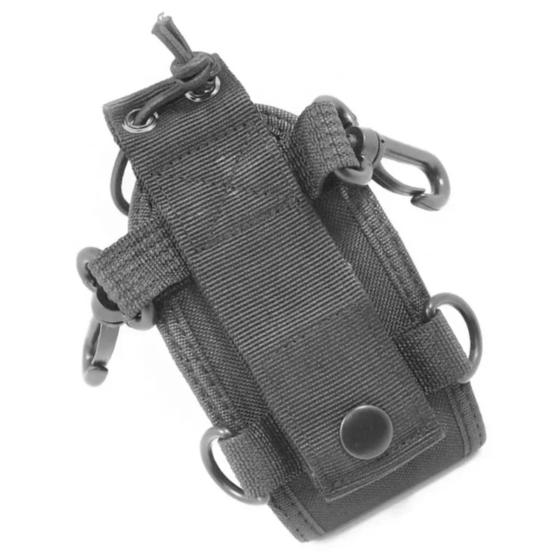 DulRadio-Poudres de chasse Walperforated Talkie Holder, Interphone, Face Bag, Molle Nylon Magazine, Poudres de poche pour BaoFeng