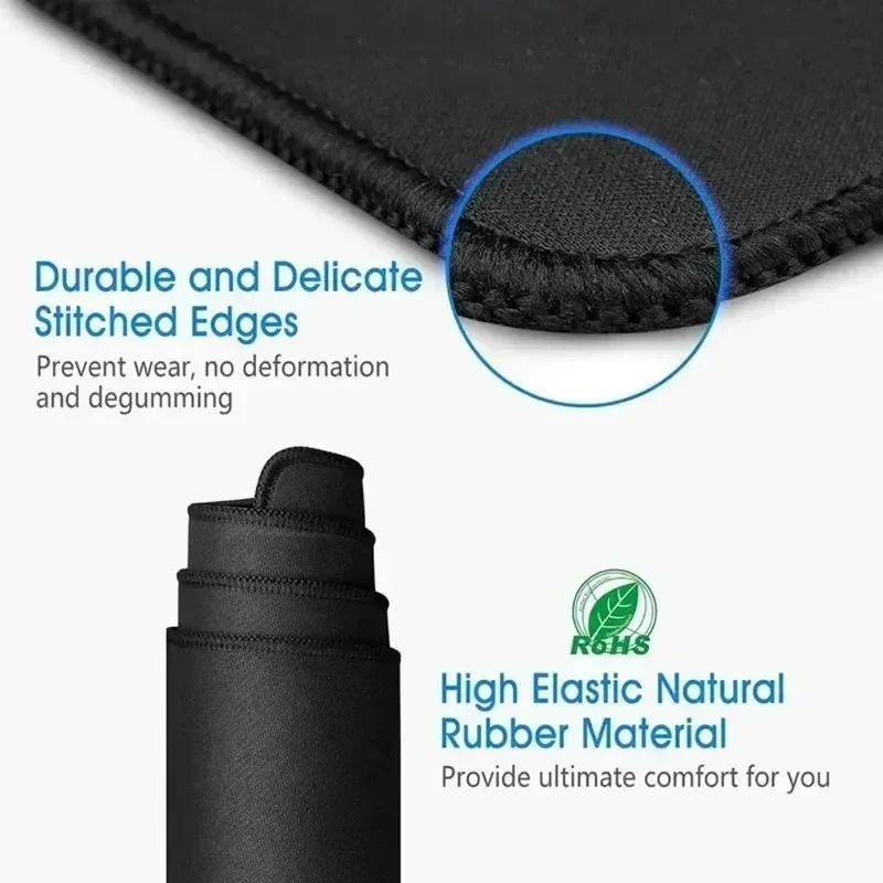 Solo Leveling Anime Mouse Pad HD Character & Landscape Printing Locking Edge Rubber Non-Slip Mat for Computer Gamers