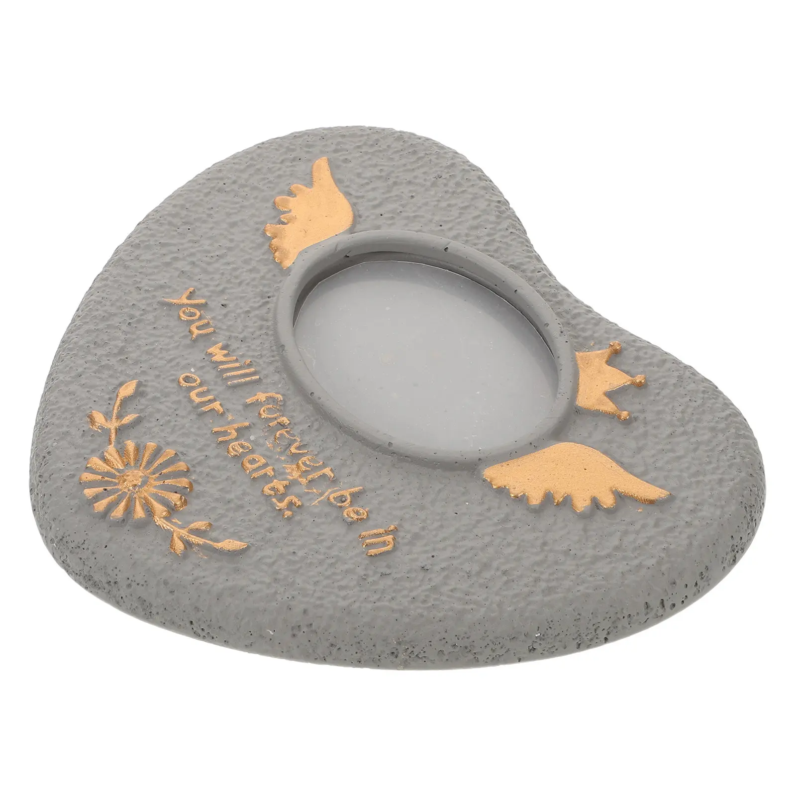 Pet Commemoration Tombstone Dog Gravestone Engraved Small Portable Weather Resistant Pet Memorial Rock for Garden Grave Site