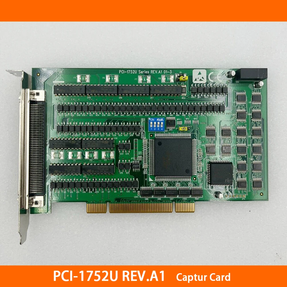 

PCI-1752U REV.A1 For Advantech 64-Channel Isolation Protection Digital Output Card HD Capture Card High Quality Fast Ship