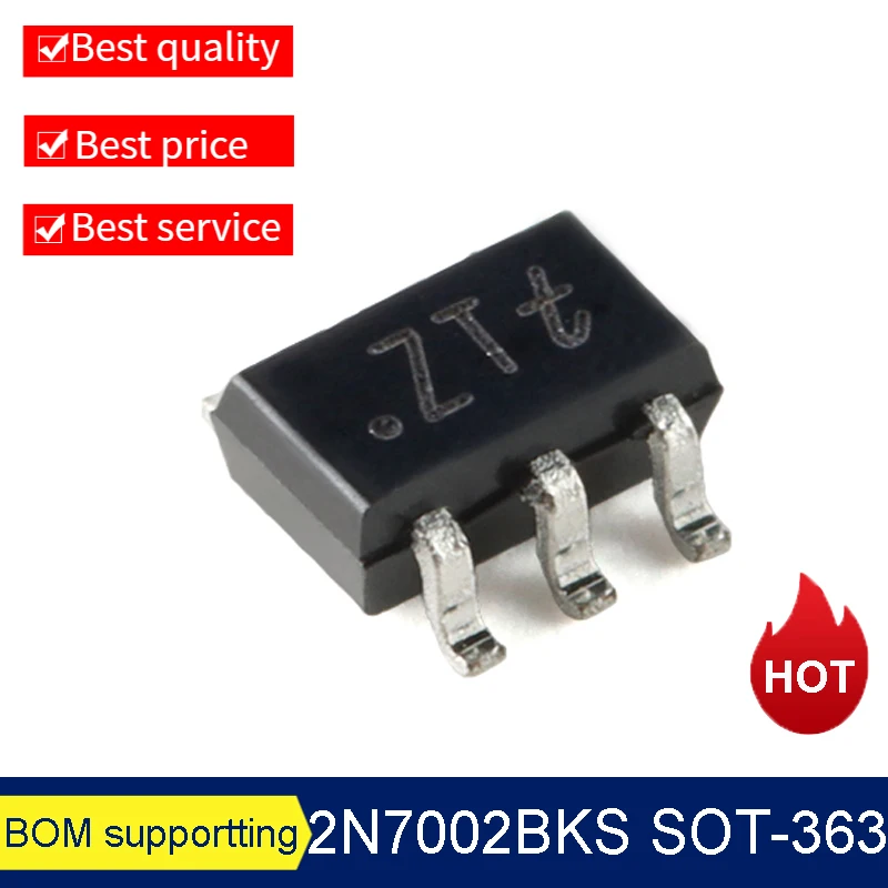 10PCS Origina 2N7002 2N7002P PS 2N7002BK 2N7002BKS MARKING 12W LWW ZTt LNW  SOT-23 SOT363 SMD DIODE