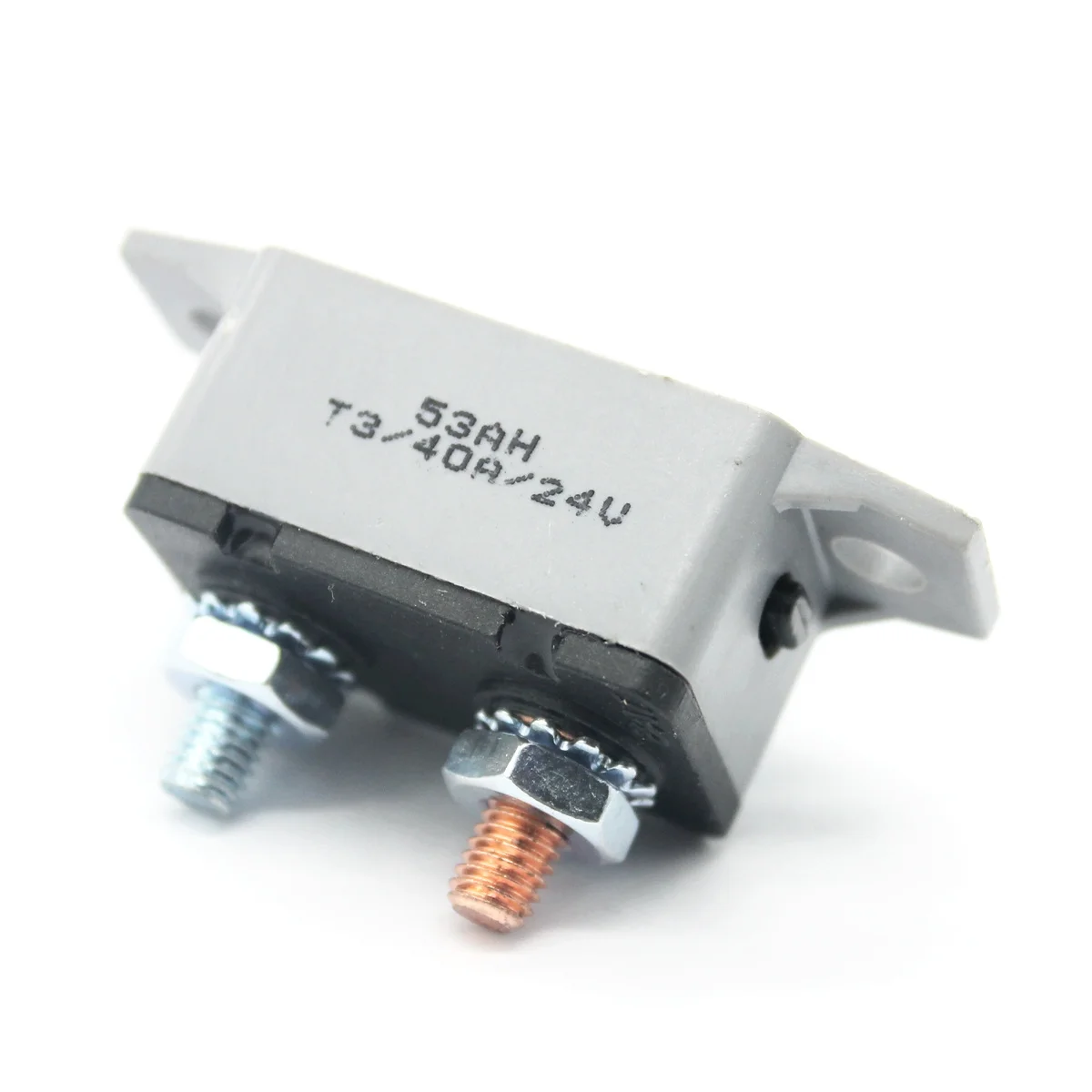 

Manual Reset Circuit Breaker 40A 24V for 12-28V Dc Systems IP66 Waterproof Plastic Body Mounting Bracket Audio