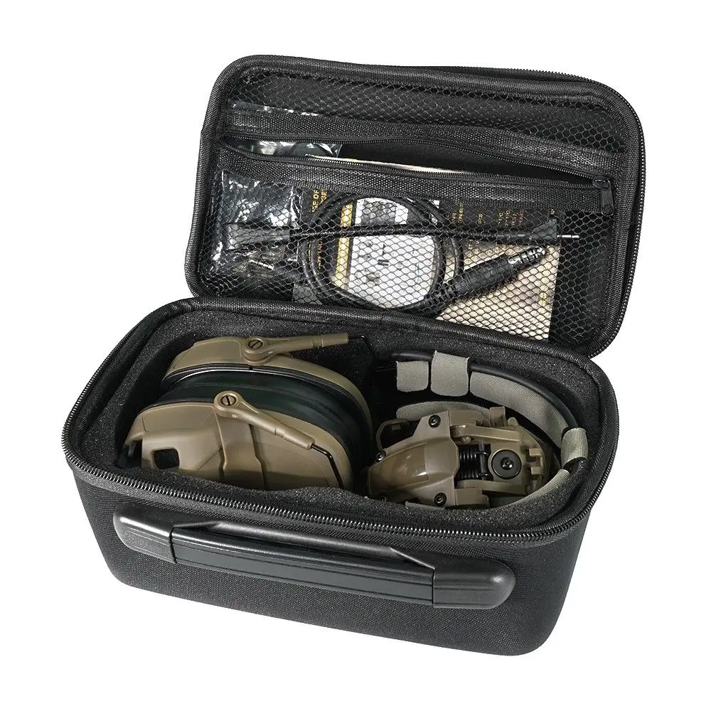 SPECPRECISION GEN6 Captador de som com cancelamento de ruído fone de ouvido tático NRR 31dB SNR 33dB fone de ouvido tático preto / verde / bronzeado