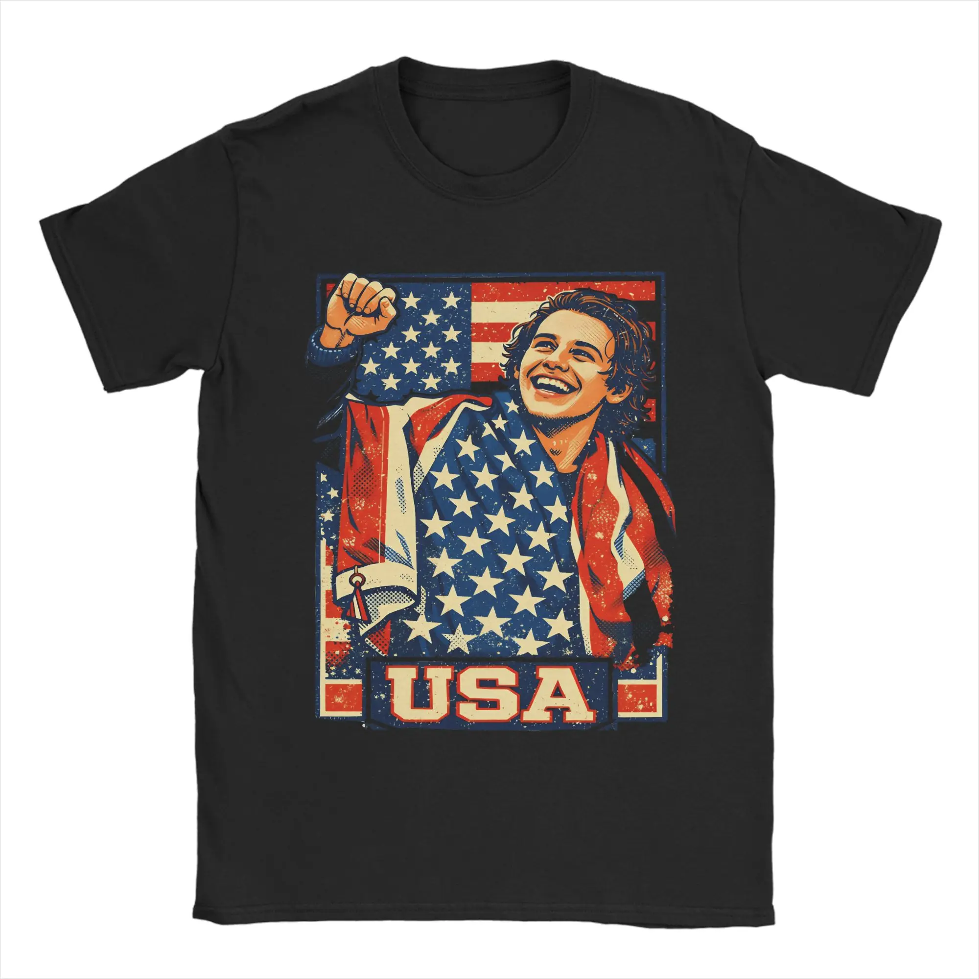 Jack Hughes T-Shirt Summer  Vintage T-Shirts Cotton Fashion Tee Shirt For Adult Short Sleeves Pattern Tops