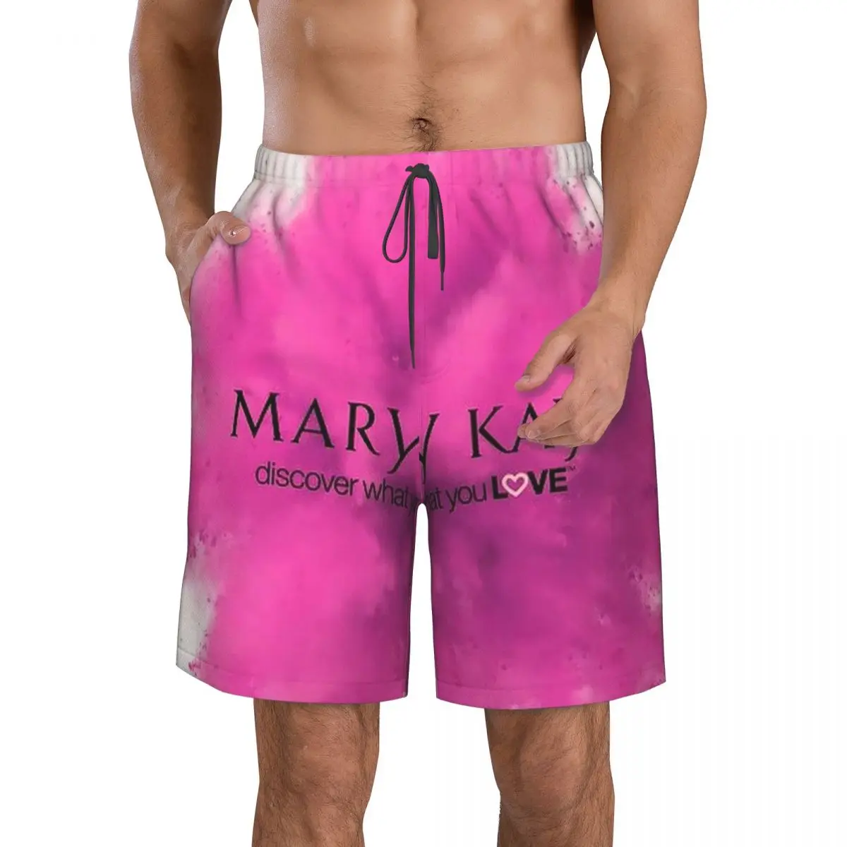

Mary Kay Trunks Beach Board Shorts Casual Quick Dry Swim Summer Men Pants