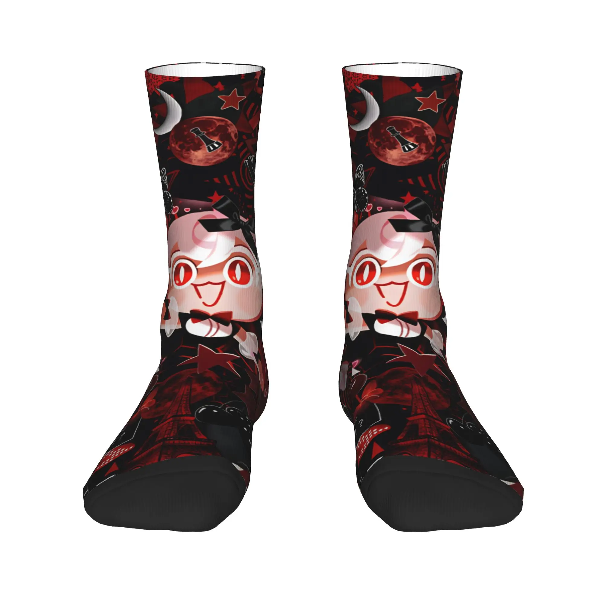 Shadow Milk Stockings Couple Cookie Run Kingdom Socks Breathable Fun Socks Winter Cycling Non Slip Design Socks Birthday Present