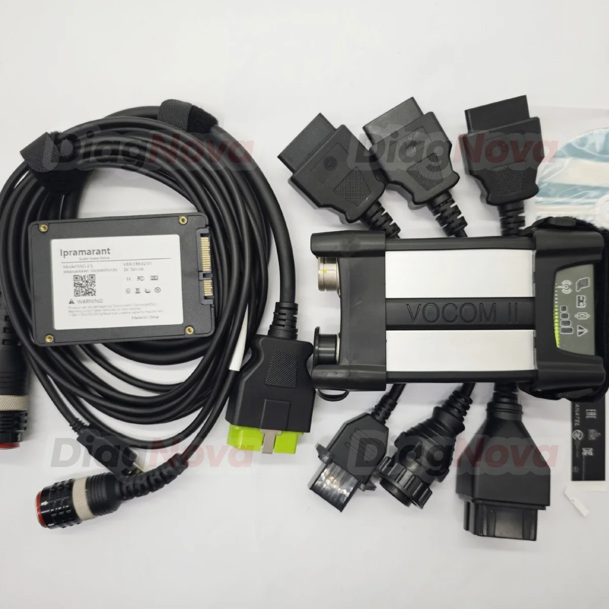 88894000 VOCOM II Heavy Duty Truck Diagnostic Tool Vocom2 VOCOM 2 Scanner with PTT2.8.241