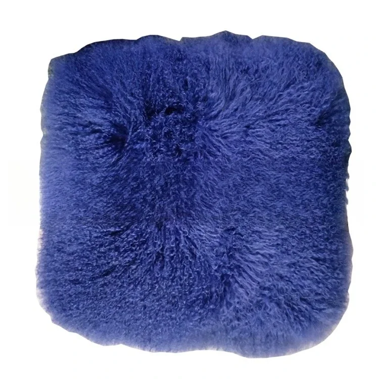 

Processing, real beach wool, throw pillow, fur, pillow, Nordic style, home, sofa