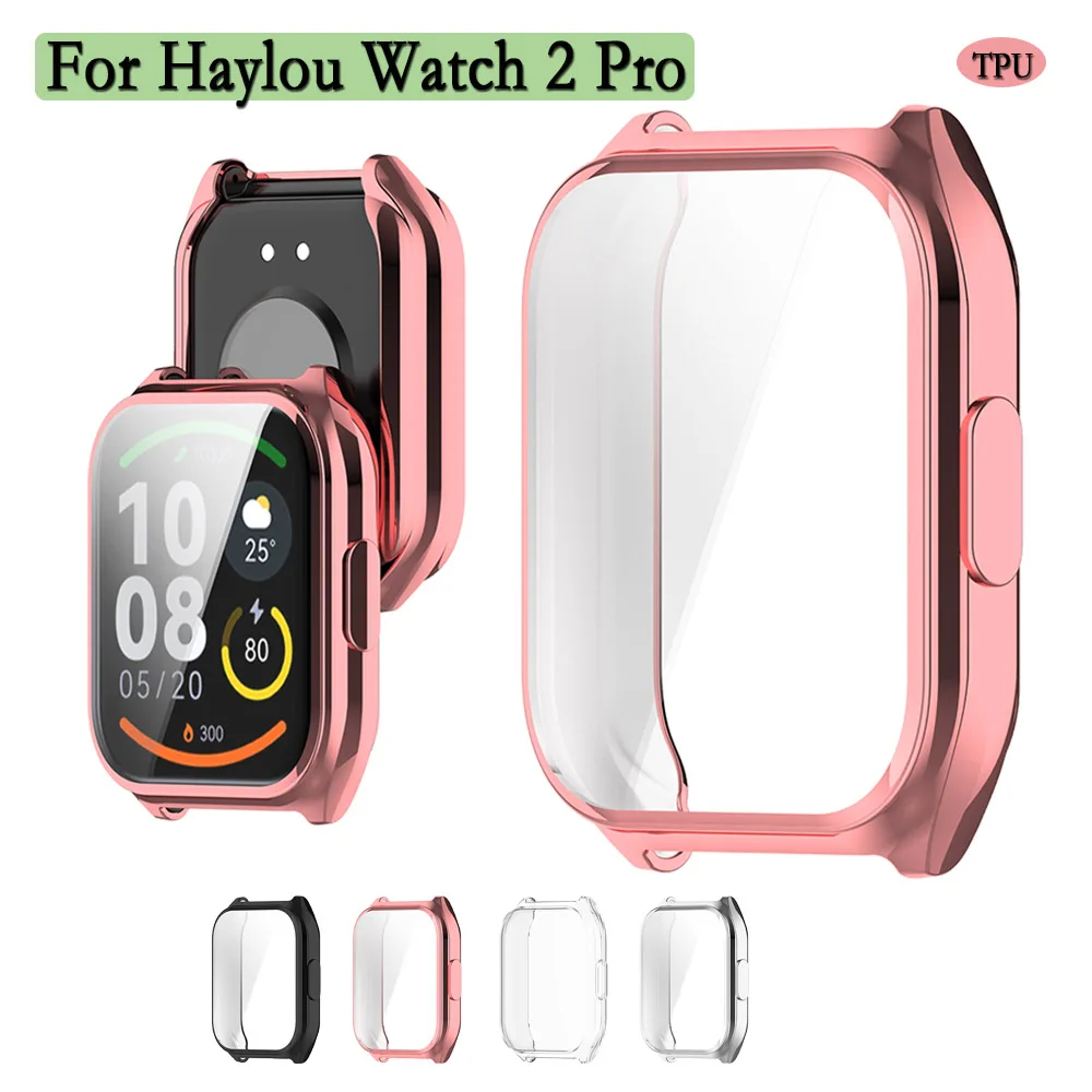 Tela TPU durável protetora relógio Shell Case, acessórios inteligentes, Shell Case para Haylou Watch 2 Pro, LS02 Pro