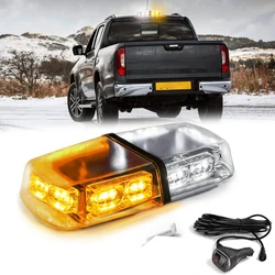 Emergency Car Roof Top Strobe Light Signal Lights Flashing Safety Warning Lamp Wireless 36led Magnetic Mount Waterproof 12V/24V