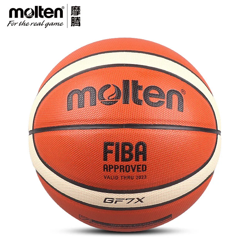 

Molten Official Original Basketball Ball GF7X BG4000 PU Leather for Outdoor Indoor Match Training Men Women Teenager Size 5/6/7