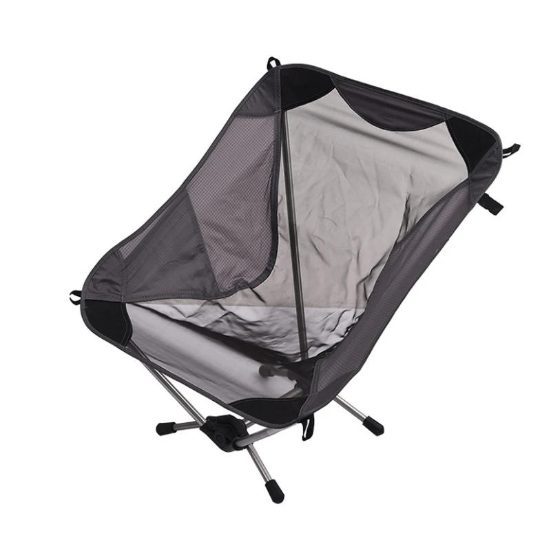 

Складной стул с дышащей сеткой для кемпинга, пляжное портативное сиденье для рыбалки, барбекю, уличное кресло для отдыха из алюминиевого сплава, нейлоновый лунный стул