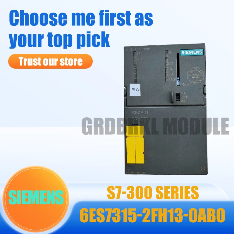 

SIEMENS New Original S7-300 6ES7315-2FH13-0AB0 CPU 315F-2 PN/DP Safety PLC Controller