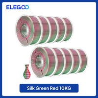 ELEGOO 5KG/10KG 1.75mm Silk PLA Filament,3D Printer Filament 1kg Gold Silver Fits for Most FDM 3D Printers