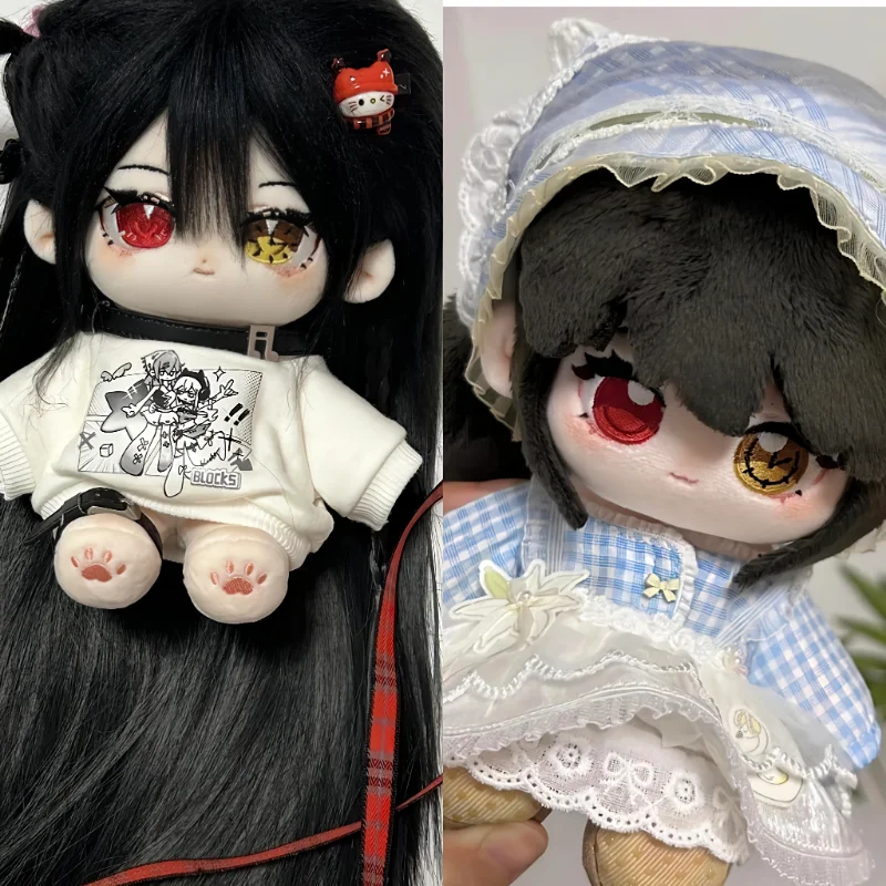 

Stuffed 20cm Anime DATE A LIVE Tokisaki Kurumi Plush Dress-up Cotton Doll Toys for Children Character Periphery Fans Collection