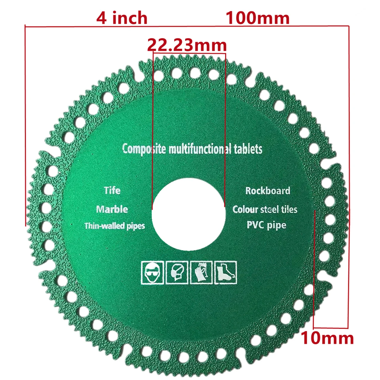 Composite Multifunctional CuttingSaw Blade100/115/125mm Ultra-thin Saw Blade Ceramic Tile Glass Cutting Disc Angle GrinderTools