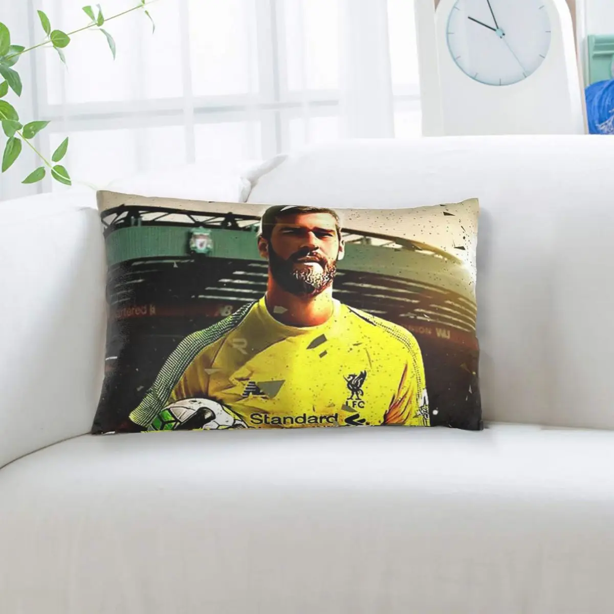 Alisson Becker Wallpaper Rectangle Pillowcase Cushion Cover Decor Bedroom Bed Home Comfort Throw Pillow