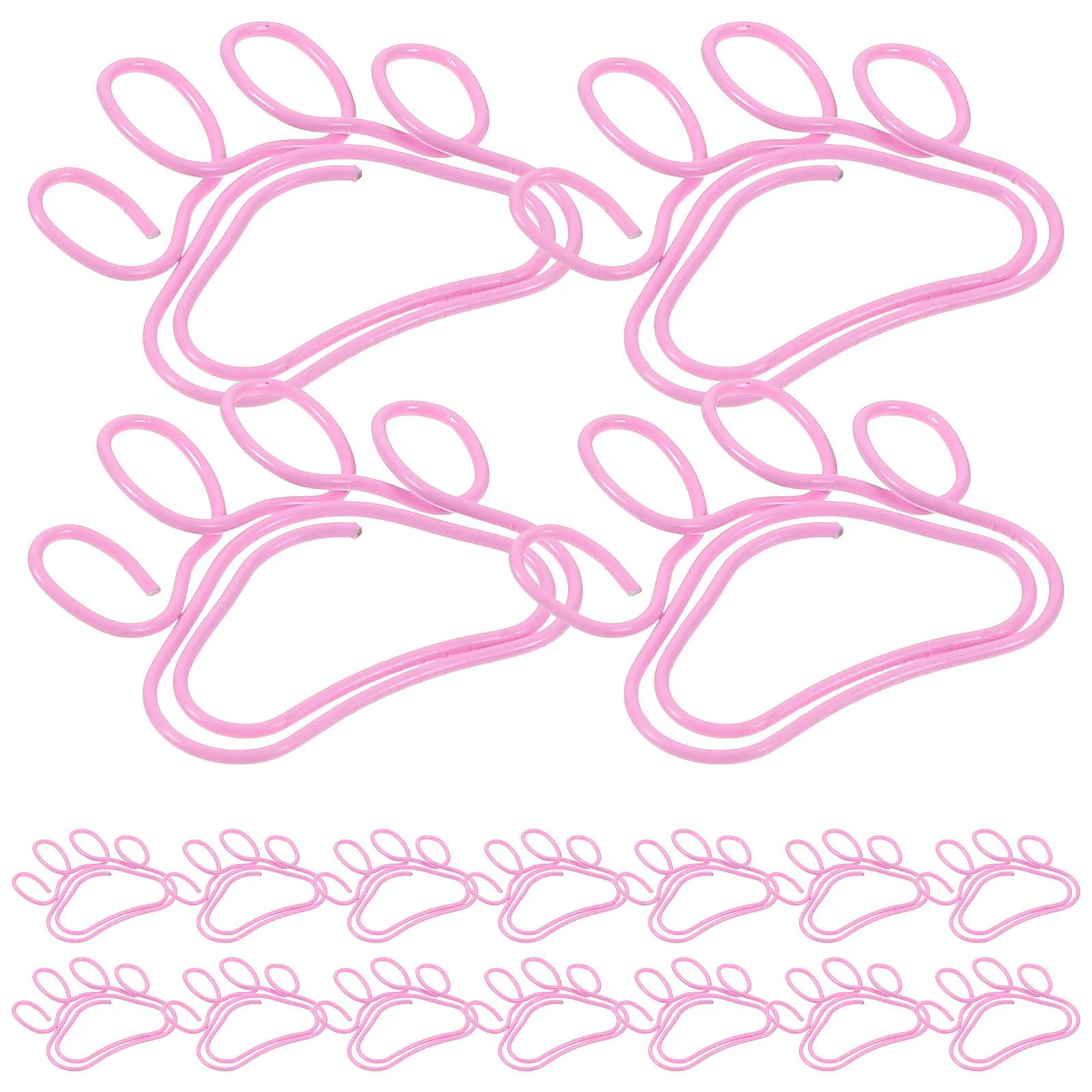 50Pcs Metal Claw Paper Clips Creative Shaped Small Paperclips for Office Document Files Cute Paper Clamp Delicate Clips