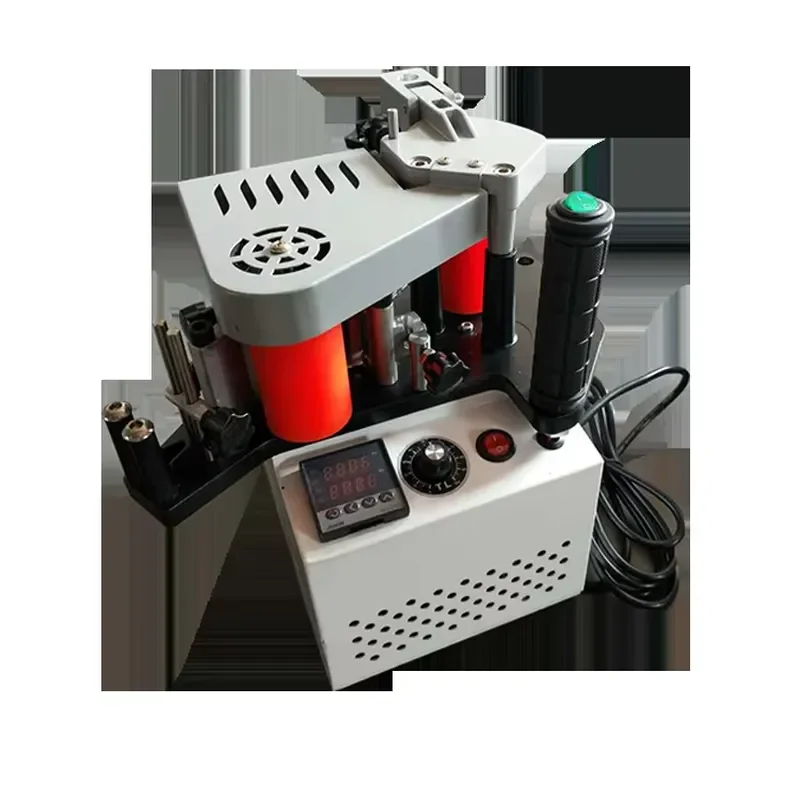 CE Certification Small Portable Edge Banding Machine Easy Operate Manual Gluing Compact Curve Small Solid Wood Edge Banding