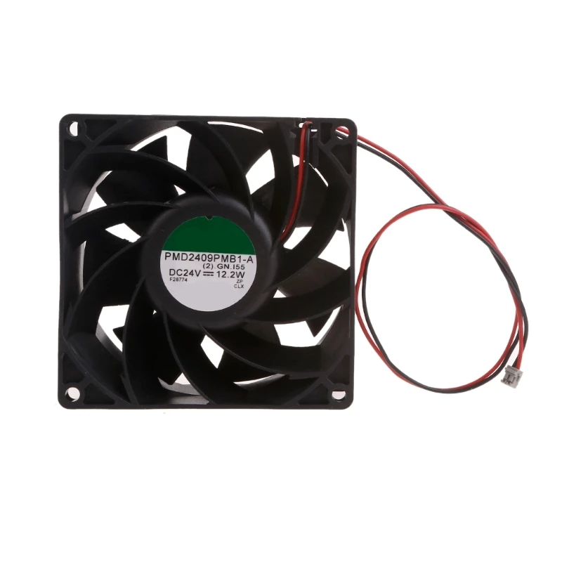 

PMD2409PMB1-A 9cm Special Fan for FANUC system 24V 12.2W 9037 2Pin 2-wire Fan Dropship