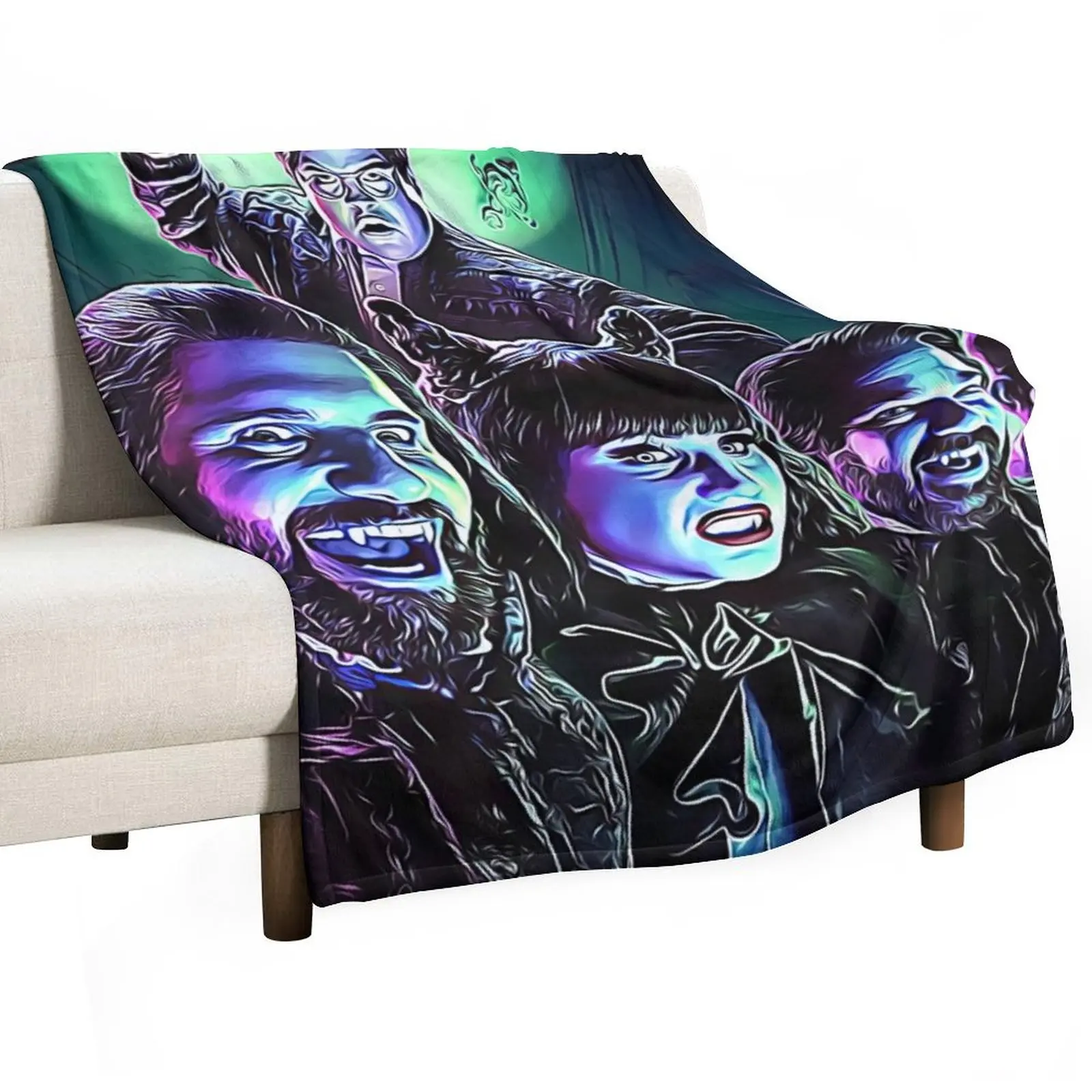 What We Do In The Shadows - Cast Throw Blanket halloween Summer Beddings Soft Big Retros Bed linens Furrys Blankets