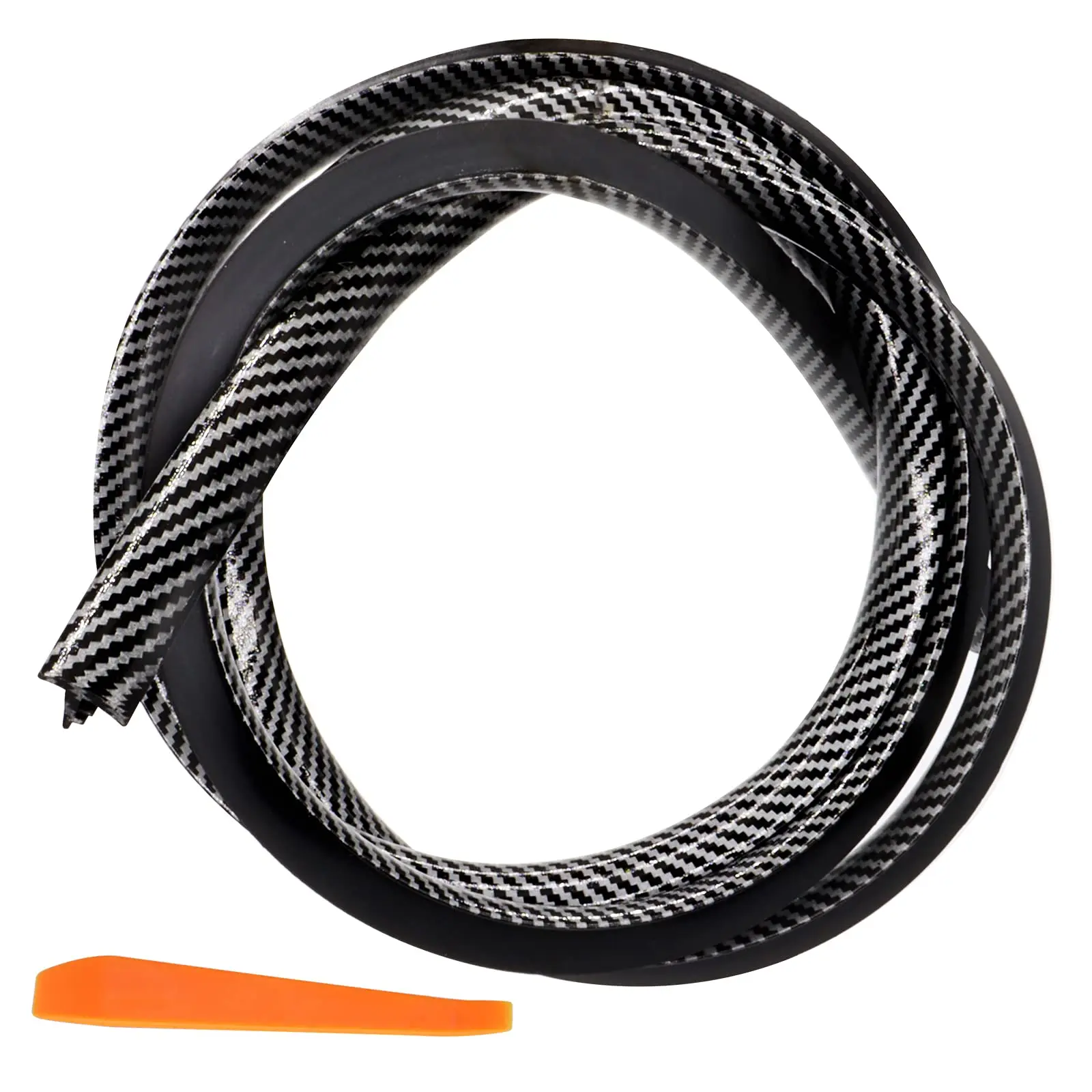 

1.6M Universal Rubber Auto Dashboard Dust Proof Seal Sealing Strip Stickers Carbon Fiber Filling Sealing Strip Car Dashboard Gap