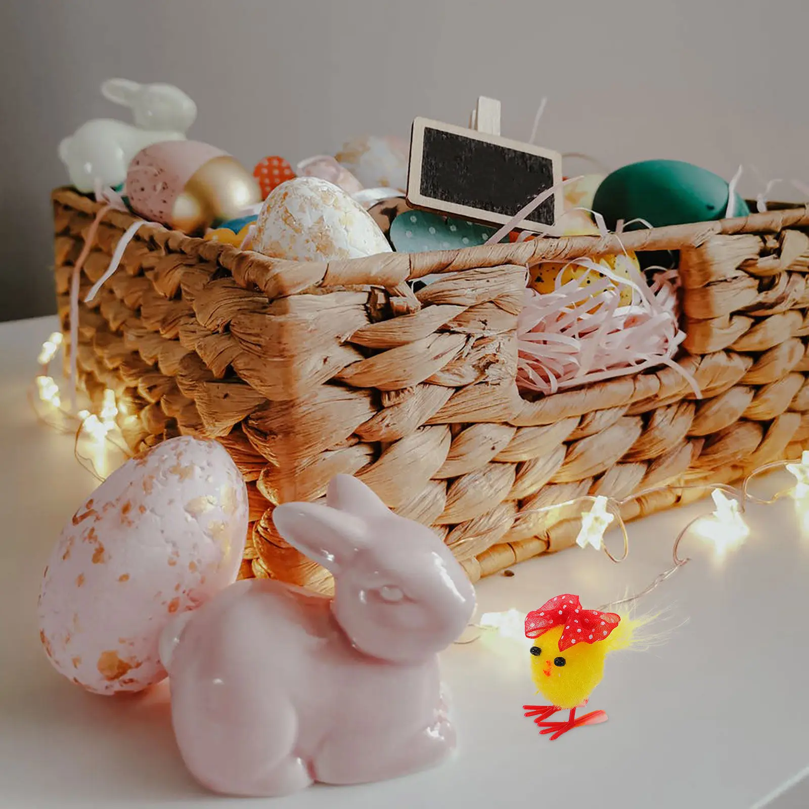 

24Pcs Mini Chicks Realistic Easter Chicken Decorations Cute Easter Table Decor Spring Children's Crafts Party Favors