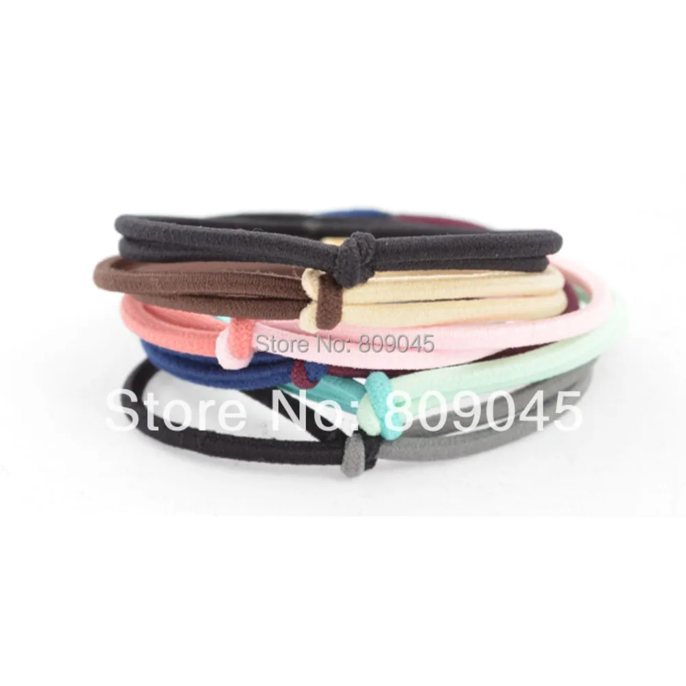 

(Min order $10)Colorful flower hairband for women/girl ponytail holder elastic hair band ties hair accessory HB05- 40pcs/lot