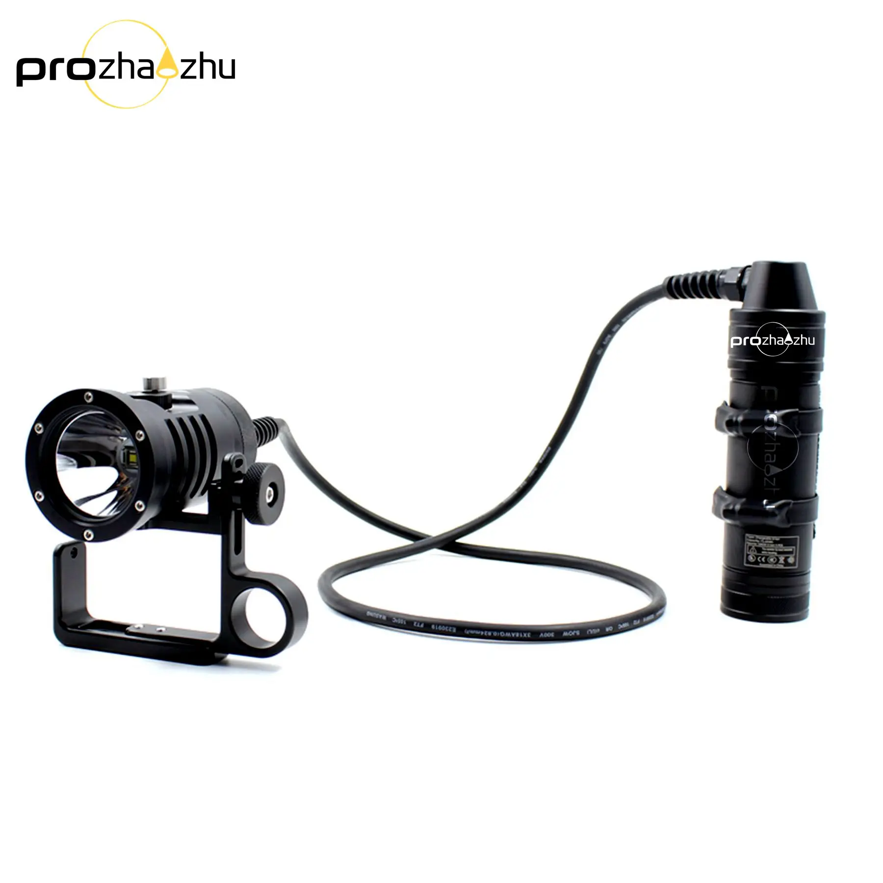 

Super Bright SBT90 Diving Light 6000 Lumen IP68 Waterproof 150M Sidemount Aluminum Alloy Rechargeable Canister Dive Lamp