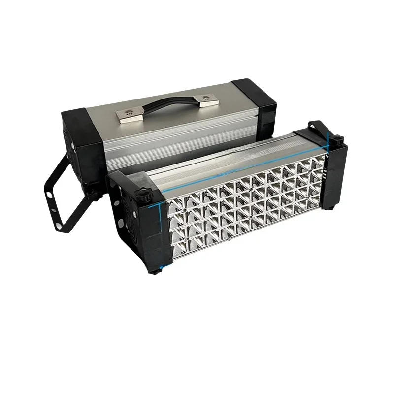 Portable 600W UV Curing Lamp with Light Efficiency Shadowless Adhesive UV Green Oil Ink, Dry Fluorescence Detection Glass Repair