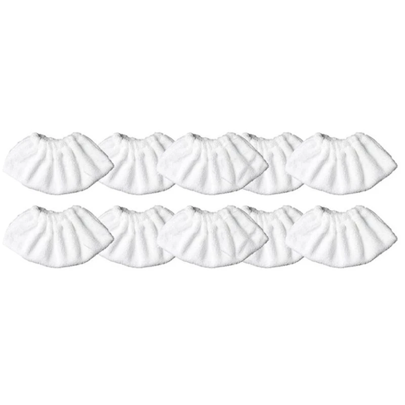 SANQ 10 Pieces Of Microfiber Steam Mop Cloth Cleaning Pad Accessories For Karcher Easyfix SC1 SC2 SC3 SC4 SC5 Steam Cleaner