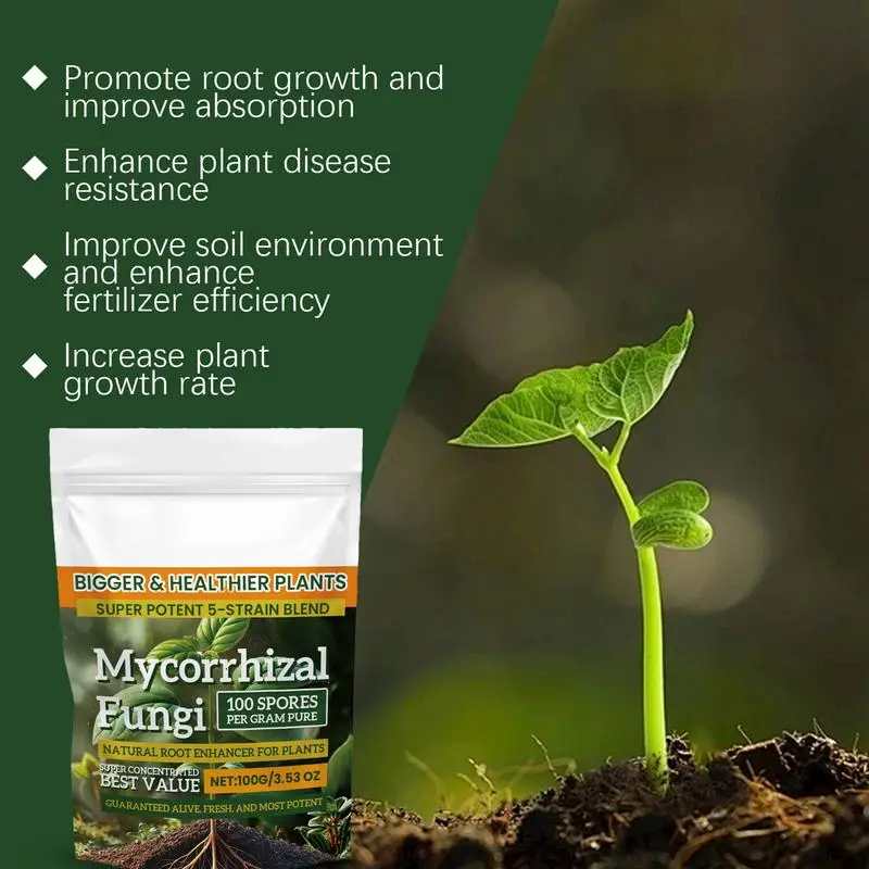 100g Plant Growth Enhancer Powder Plant Growth Fertilizer Nutrient Balanced Formula Planting Tool for Hydroponics Mixed Culture
