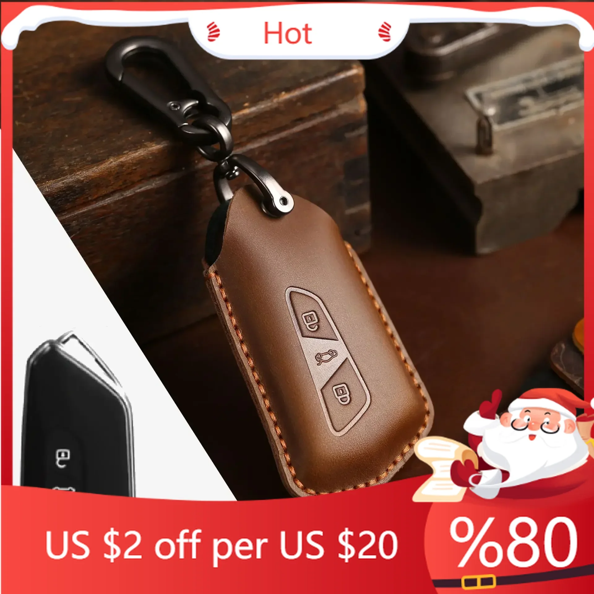 

Популярные кожаные чехлы, защитные брелки, аксессуары для VW Volkswagen Golf 8 Mk8 2020 Skoda Octavia, 3 кнопки, пульт дистанционного управления, внутренние наклейки