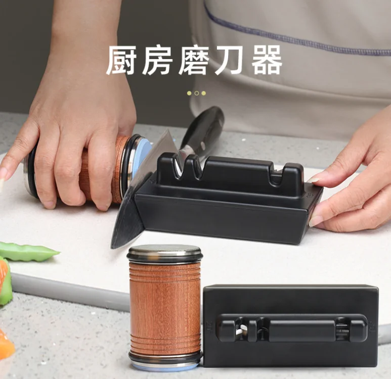 

Rolling Knife Sharpener with Industry Diamonds, Whetstone,Ceramic,Knife Sharpening Tool Works for any Hardness of Steel,Suitable