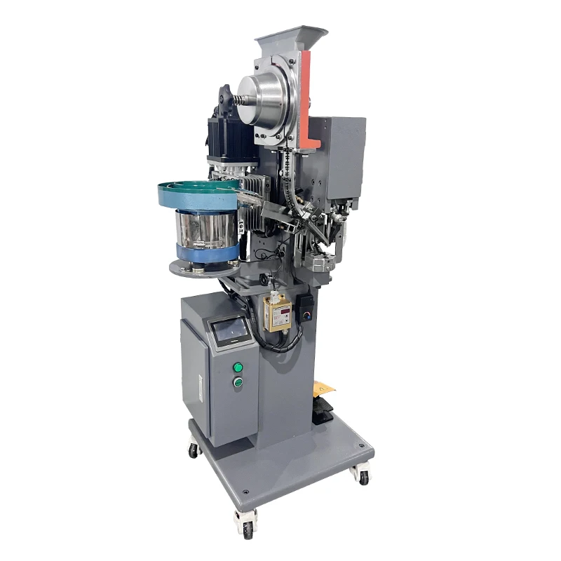 -989VS Motorized Combat Boot Attaching Machine Automatic Mid-Calf Boot Hook Fitting Durable Core Bearing Component