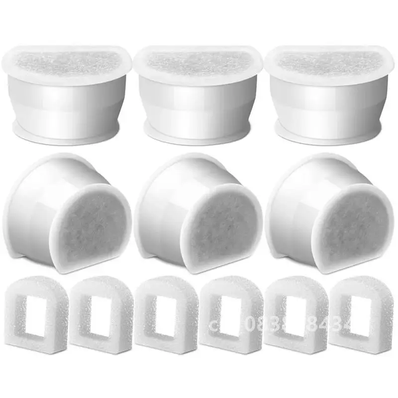 Filtros de fonte de água e espuma para petsafe cerâmica avalon borboleta sedona gato fonte automática filtros de tigela de água