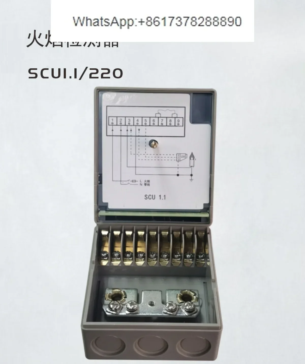 

Flame Monitor, Controller SCU1.1/220 IEW15-T