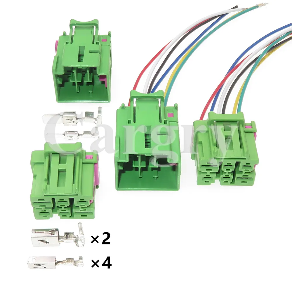 

1 Set 6P 4F0937741F 4F0937731 AC Assembly Car Large Current Wire Harness Socket Auto Plastic Housing Composite Connectors