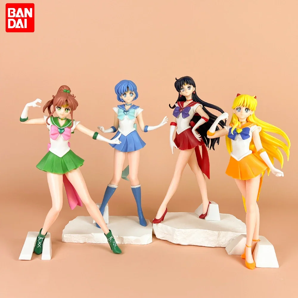 

Bandai Сейлор Мун Анимация Ручной бег Венера Минако Юпитер Арфа Меркурий Марс Окружающая модель Коробка с украшениями