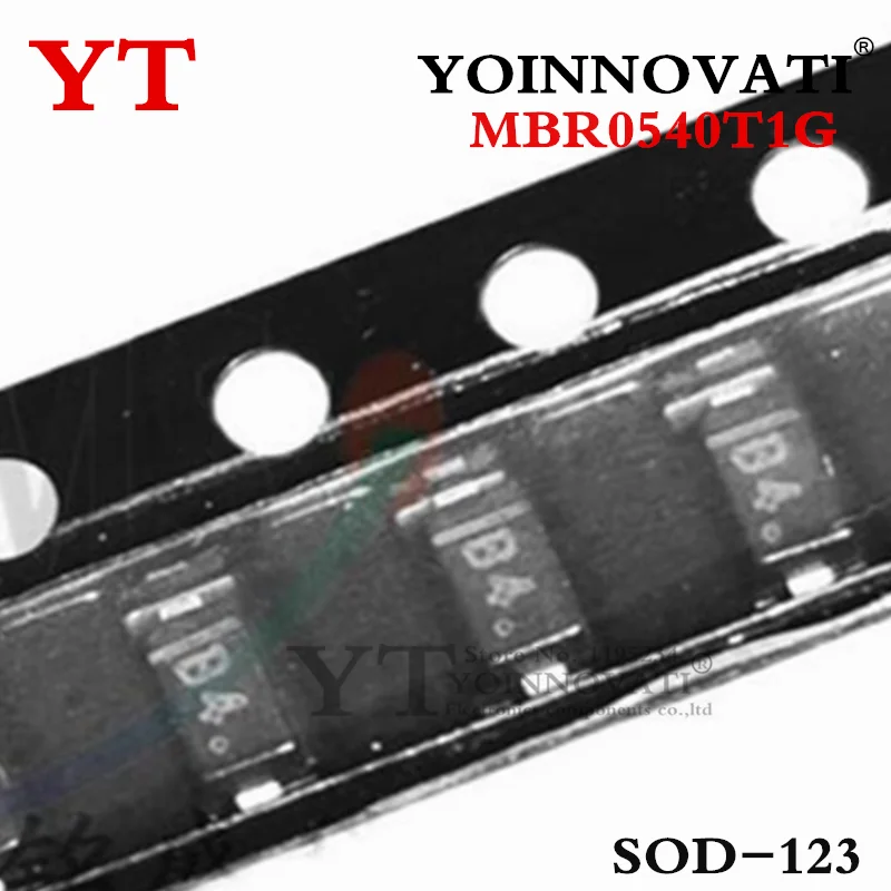 100PCS 1000PCS MBR0540T1G B4 MBR0540 SOD-123